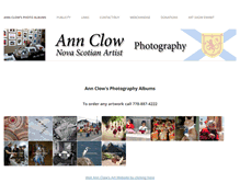 Tablet Screenshot of annclowphoto.com